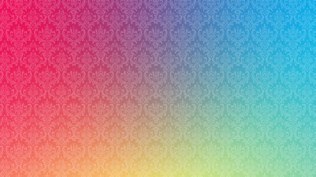 Colorful background flower leaf pattern free wallpaper - medium preview image