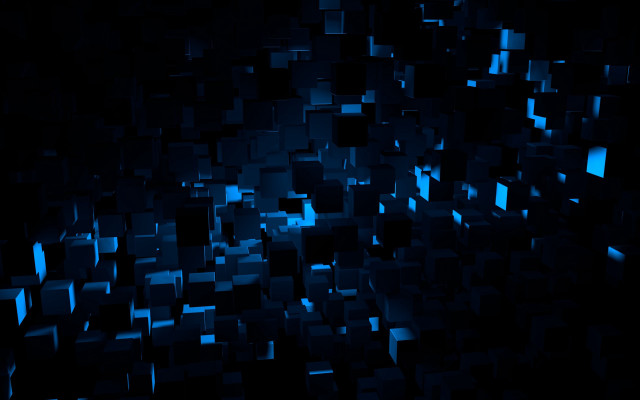 Dark blue background squares rectangles free wallpaper - medium preview image