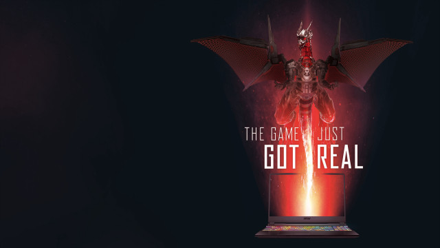 Red black poster demon gamer free wallpaper - medium preview image