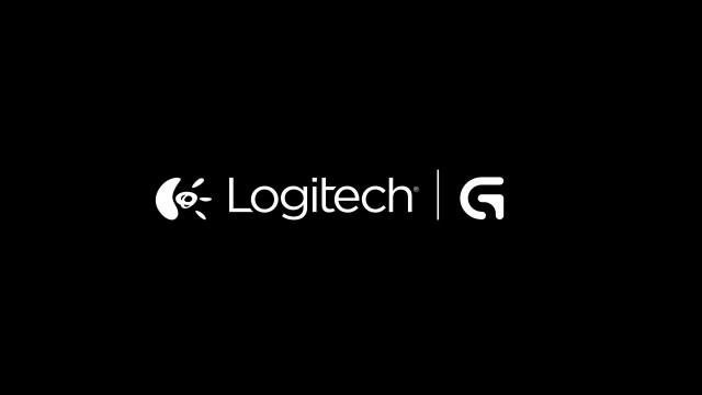 Black white logo logitech side free wallpaper - medium preview image