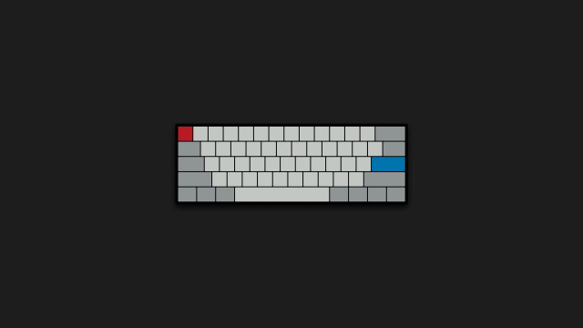 Keyboard blue red black white free wallpaper - medium preview image