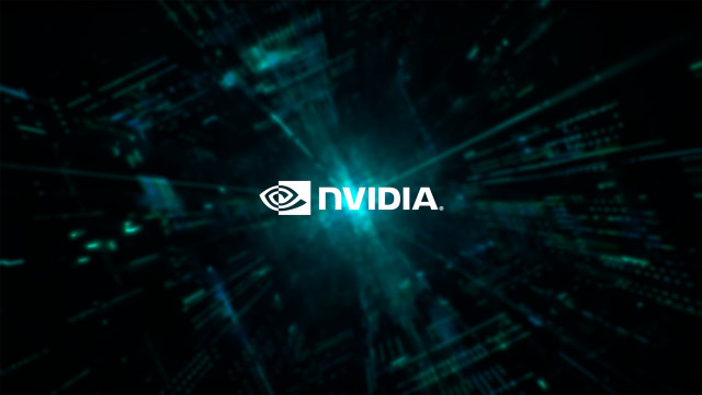 Nvidia logo dark background green free wallpaper - medium preview image