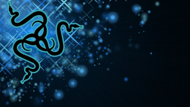 Snake blue background stars snowflakes free wallpaper - medium preview image