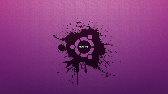 Purple background black white logo free wallpaper - medium preview image