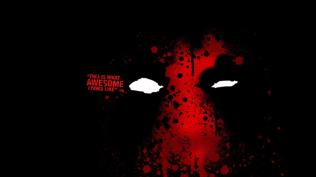 Red black silhouette person knife free wallpaper - medium preview image