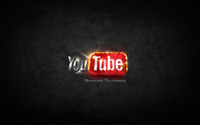 Red youtube logo black background #4 free wallpaper - medium preview image