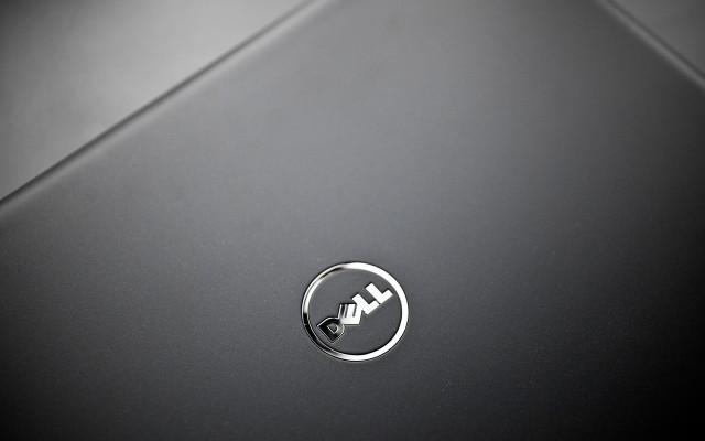 Dell laptop logo black background free wallpaper - medium preview image