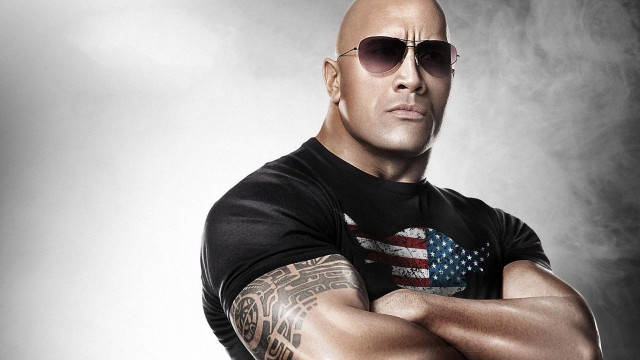 Bald man sunglasses black shirt free wallpaper - medium preview image