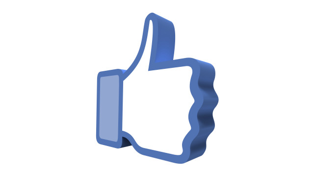 Thumbs up 3d shadow white free wallpaper - medium preview image