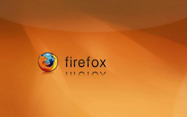 Firefox orange background blue bird free wallpaper - medium preview image