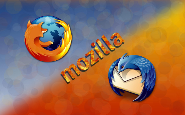 Firefox mozilla colorful background blue free wallpaper - medium preview image