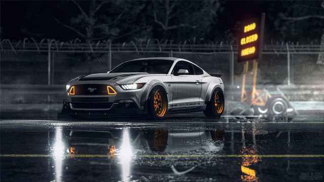 Mustang 3d render photorealistic eddie free wallpaper - medium preview image