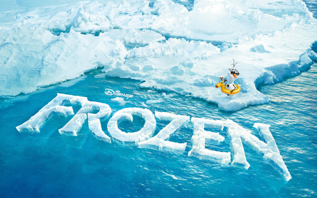 Man raft iceberg frozen water free wallpaper - medium preview image