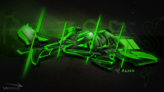 Green graffiti wall shoes neon free wallpaper - medium preview image