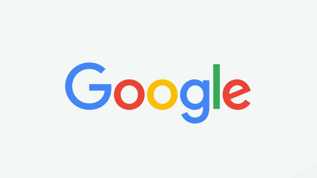 Google logo closeup white background free wallpaper - medium preview image