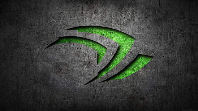 Green logo black background grungy free wallpaper - medium preview image