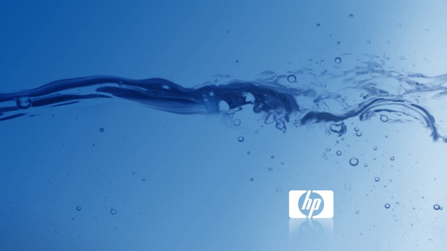 Blue background water white hp free wallpaper - medium preview image