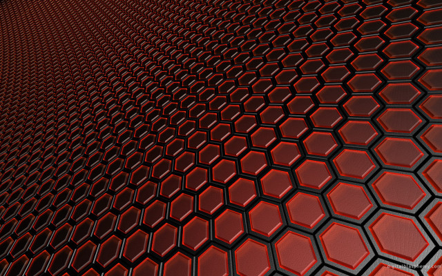Red black hexagonal background image free wallpaper - medium preview image