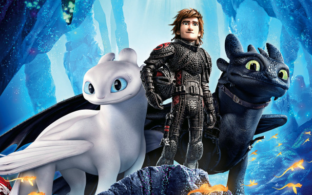 Man riding dragon white dragon #2 free wallpaper - medium preview image