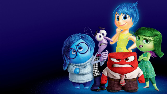 Cartoon characters group blue background #2 free wallpaper - medium preview image