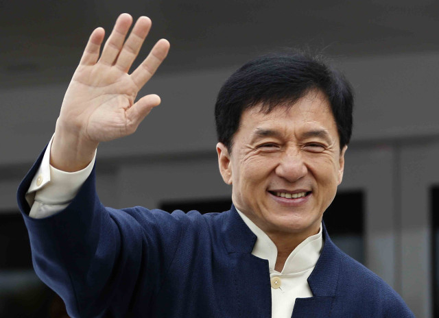 Man waving blue jacket white free wallpaper - medium preview image