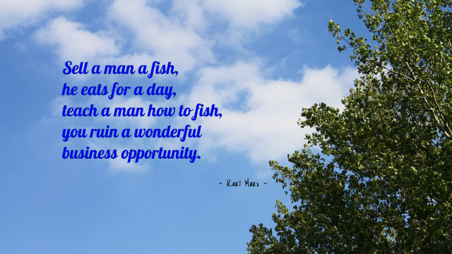 Blue sky quote Lao self free wallpaper - medium preview image