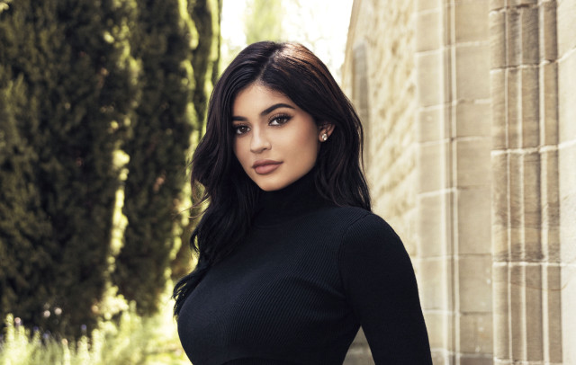 Woman black dress wall trees free wallpaper - medium preview image
