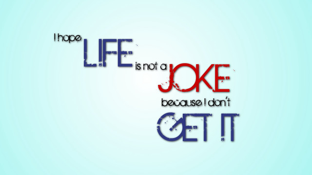 Cynical realism quote blue background free wallpaper - medium preview image