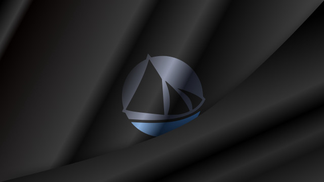 Black blue logo raytraced lyco free wallpaper - medium preview image