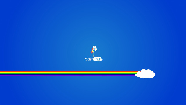 Rainbow line person horse cloud free wallpaper - medium preview image