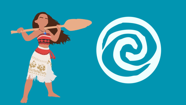 Hula woman paddle spiral background free wallpaper - medium preview image