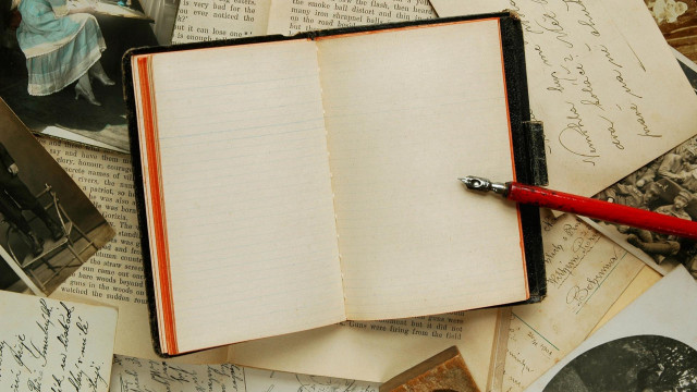 Book pen old photos writing free wallpaper - medium preview image