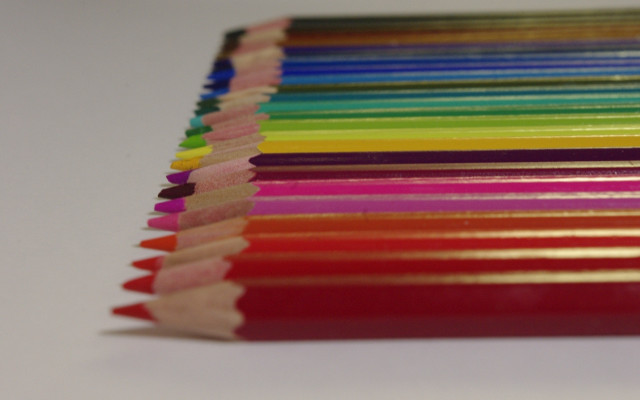 Colored pencils row pastel crayon free wallpaper - medium preview image