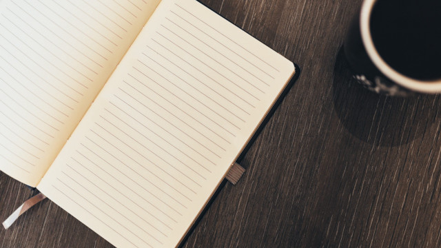 Notebook coffee table pen paper free wallpaper - medium preview image