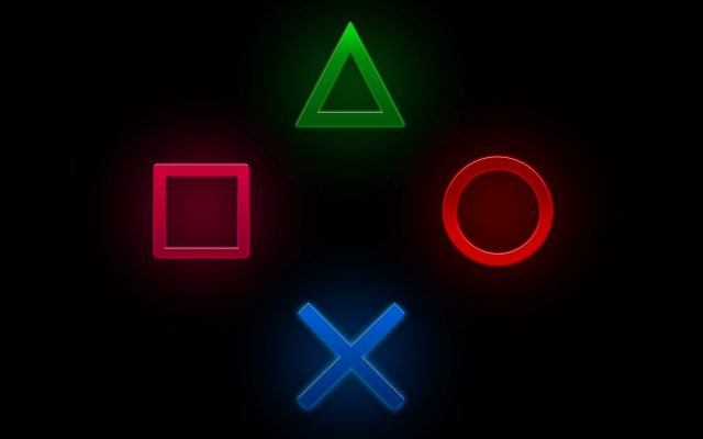 Neon sign cross square triangle free wallpaper - medium preview image