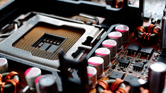 Motherboard components wires computer rendering free wallpaper - medium preview image
