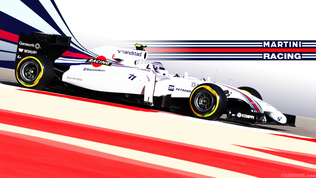 White race car race track free wallpaper - medium preview image