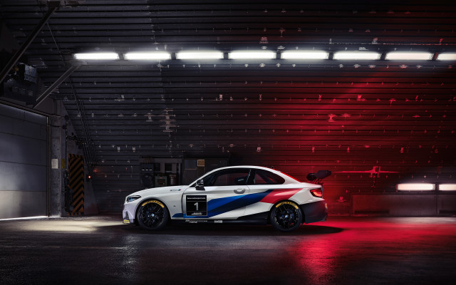 White car with blue free wallpaper - medium preview image