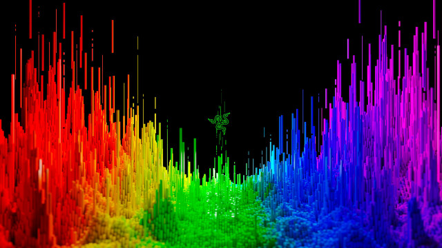 Rainbow background cross black background free wallpaper - medium preview image