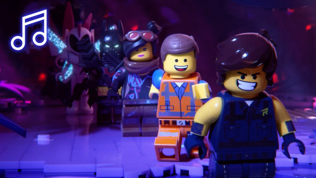 Lego movie scene group people free wallpaper - medium preview image