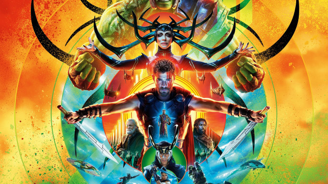 Man surrounded by monsters psychedelic free wallpaper - medium preview image