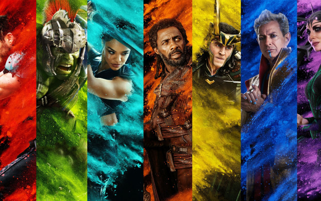 Actors paint splatter colorful photos free wallpaper - medium preview image