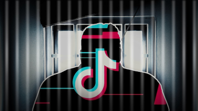 Man black shirt mirror colorful free wallpaper - medium preview image