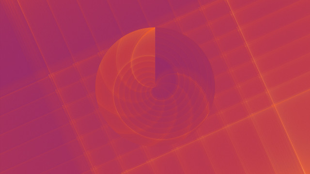 Red orange background circular design free wallpaper - medium preview image