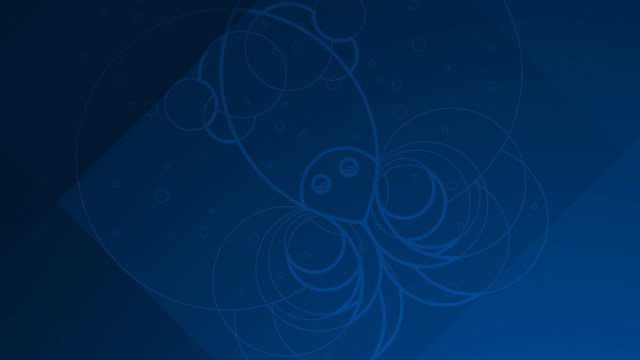 Blue background stylized design side free wallpaper - medium preview image