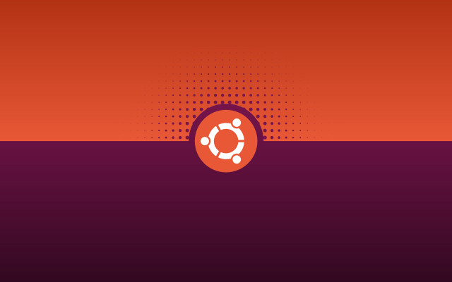 Red orange background circle dot free wallpaper - medium preview image