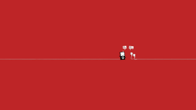 Red wall white flags background free wallpaper - medium preview image
