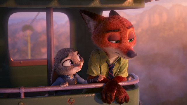 Fox boy window mountains animated free wallpaper - medium preview image