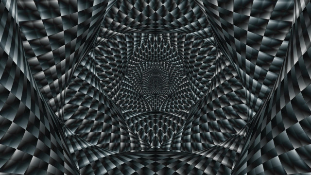 Black white pattern circular design free wallpaper - medium preview image
