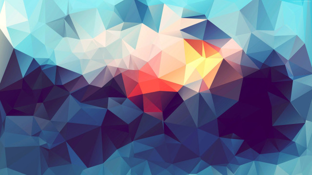 Colorful abstract background triangle pattern free wallpaper - medium preview image